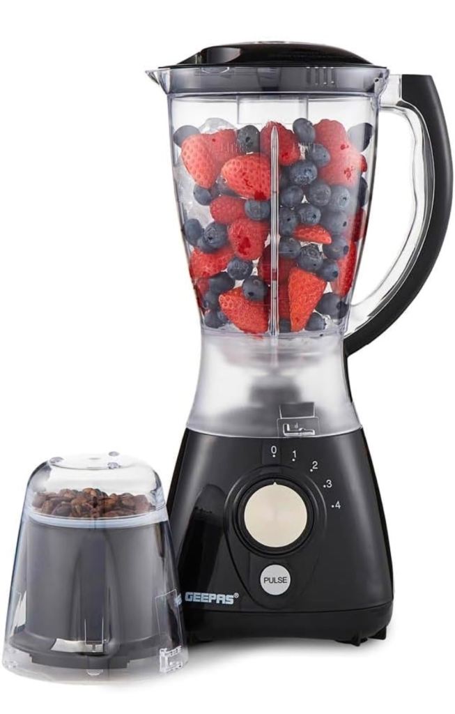 2-in-1 Food Jug Blender & Smoothie Maker 
(1.5L Jar 550W). 