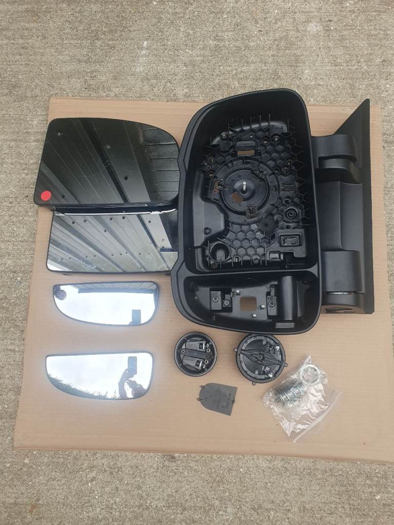 Fiat Ducato motorhome wing mirror housing & indicator- excluding rear cover