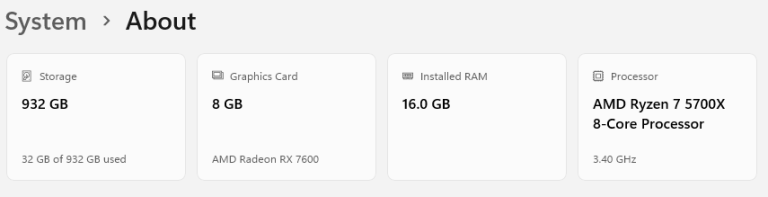 BARGAIN 2K VR GAMING PC RYZEN 7 RX 7600 RAM 16GB SSD 1TB COMPUTER AI WORKSTATION DESKTOP WIN11