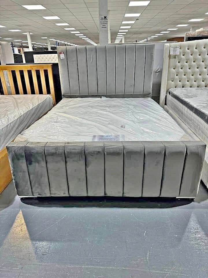 Comfortable FLORENCE Double Bed Frame With Mattress >> Flat 20% Off >> Same Day COD