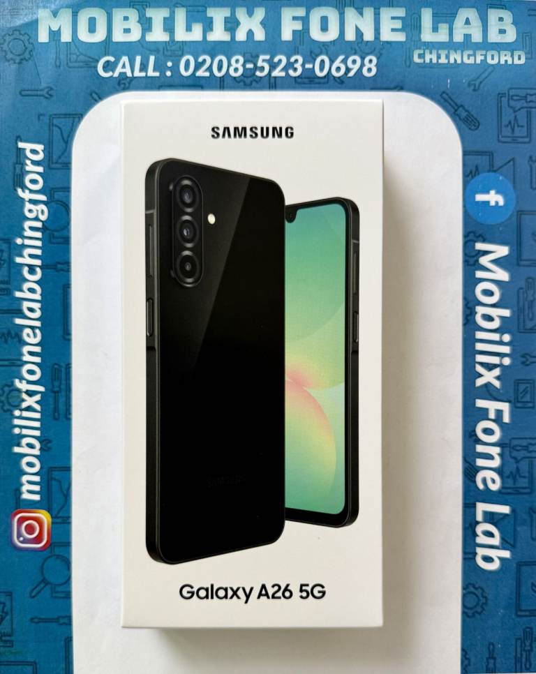 Brand New Samsung Galaxy A26 5G Black 128GB Storage 6GB RAM Unlocked