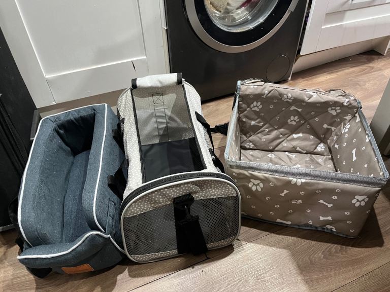 Pet carriers and car seat