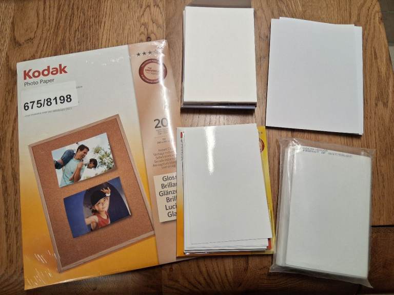 Gloss photo paper