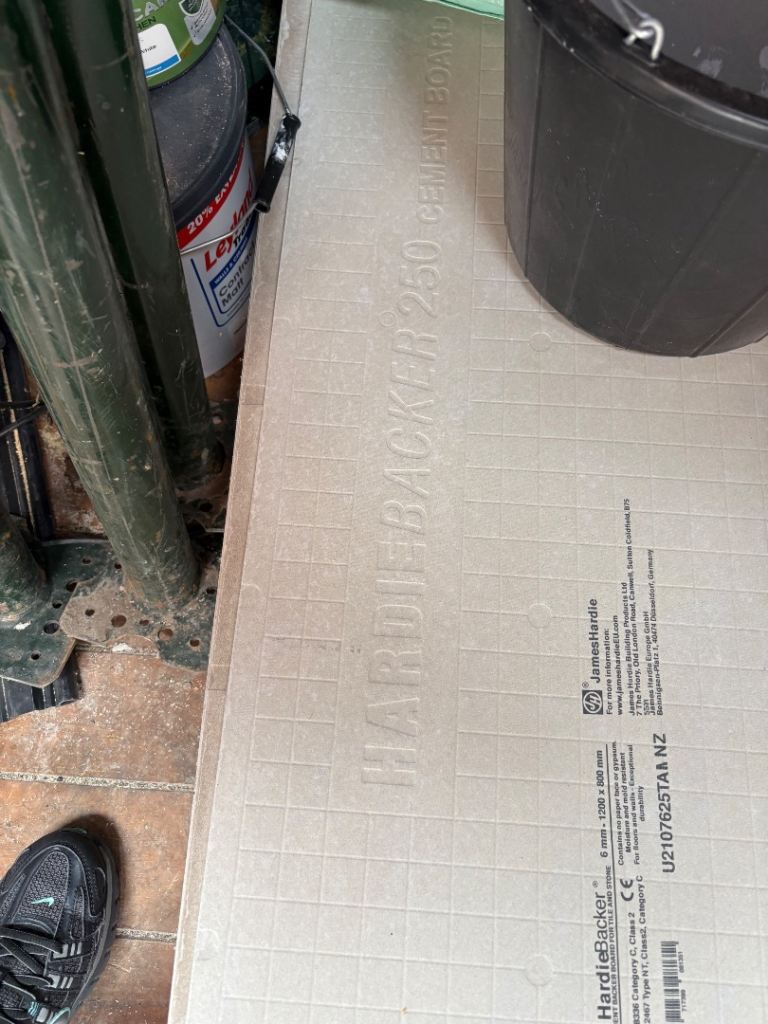 36 6mm hardiebacker boards