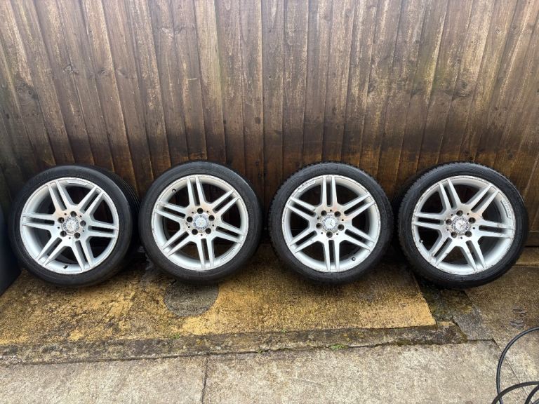 Mercedes AMG C E Class SLK CLK 5x112 17” Alloy Wheels