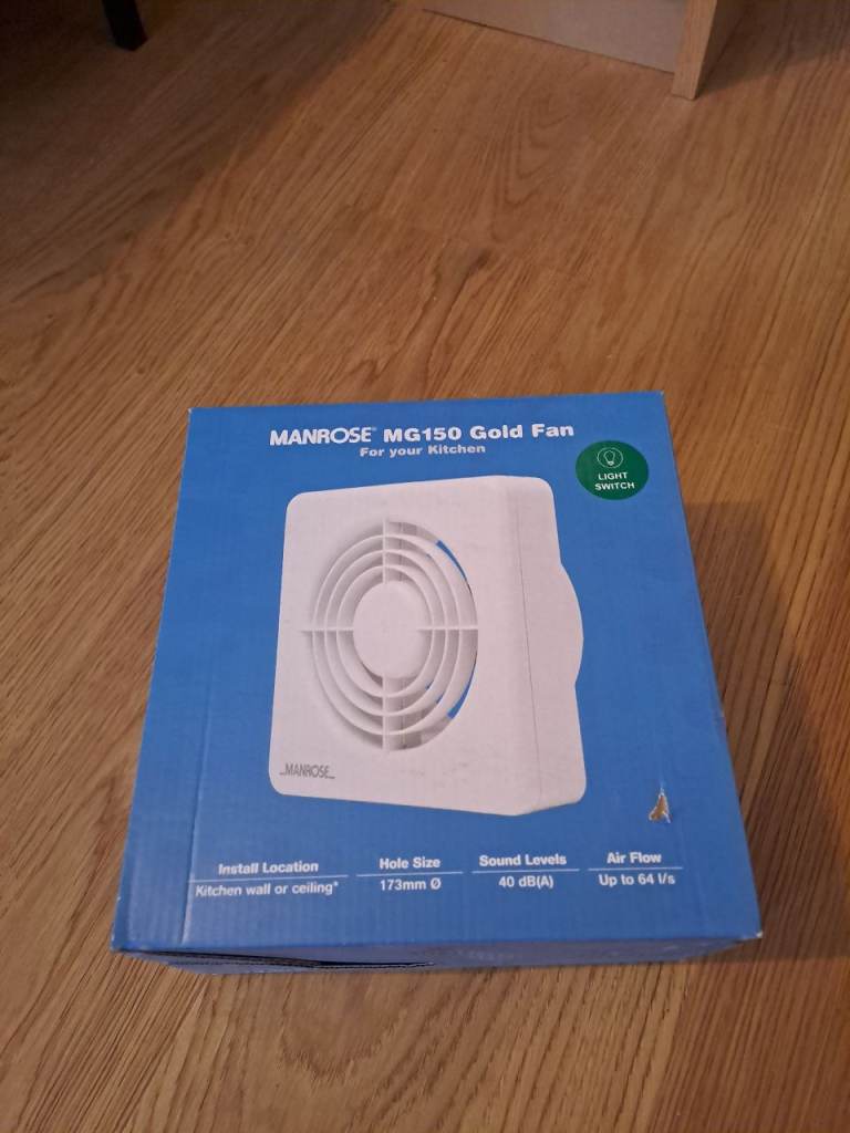 150mm diameter extractor fan