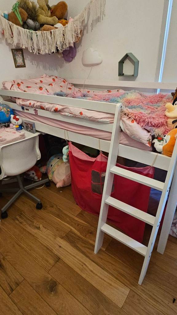 Kids mid-sleeper cabin bed