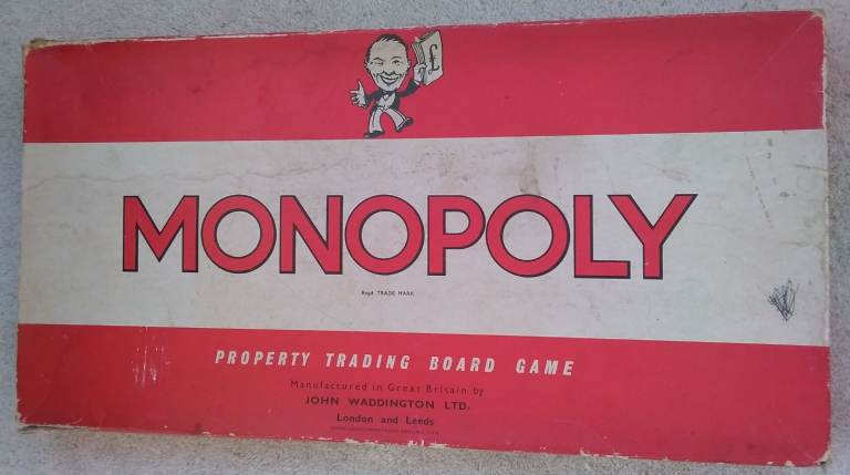 Monopoly Board Game 1960s