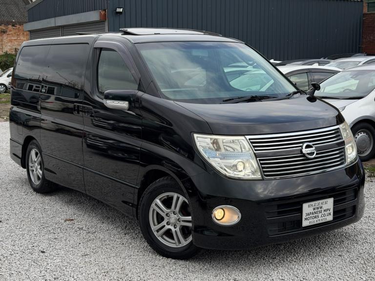 2009 Nissan Elgrand E51 HIGHWAY STAR 2/4WD 3.5L Petrol 8 Seater Sunroof Adaptive Cruise CarPlay M...