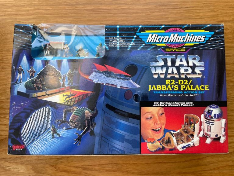 STAR WARS, R2D2 micro machine Jabba’s Palace.