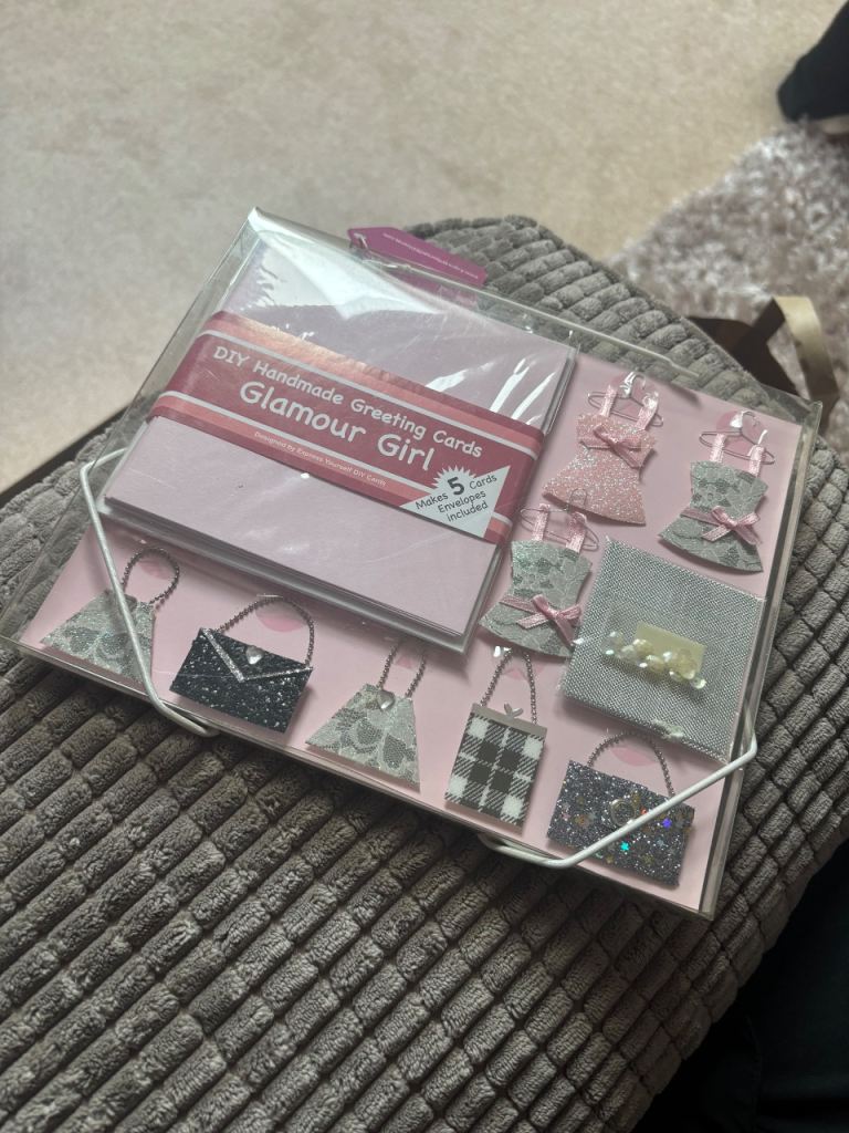 Glamour Girl DIY Handmade Greeting Cards Craft Kit