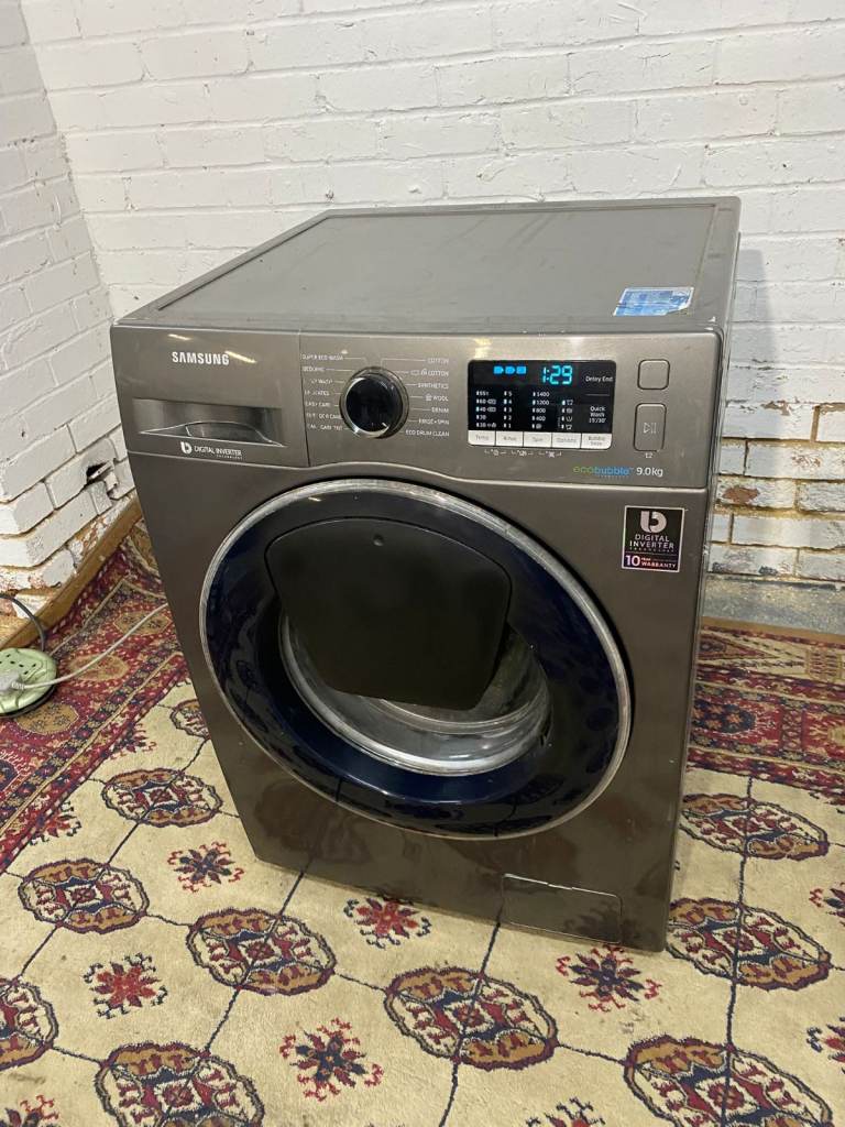 FREE DELIVERY Beautiful Samsung Grey EcoBubble Washing Machine