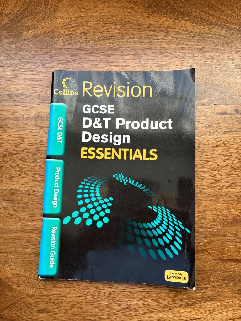 Collins GCSE D&T Product Design Essentials Revision Guide