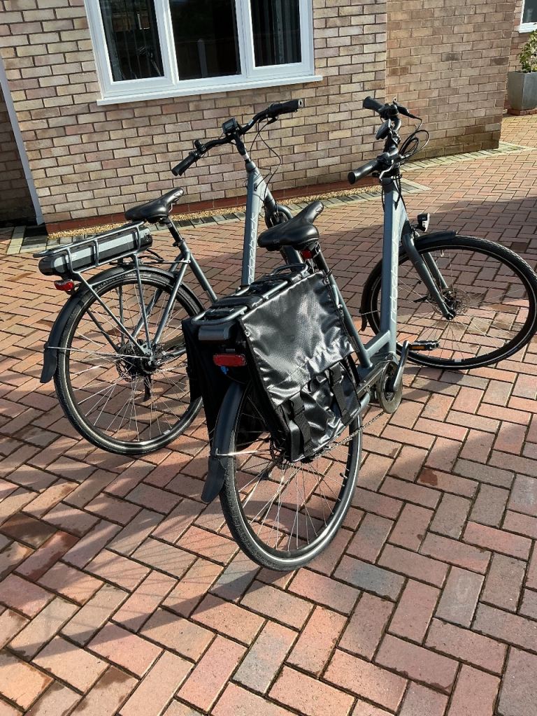 Ridgeback electron e-bikes x 2