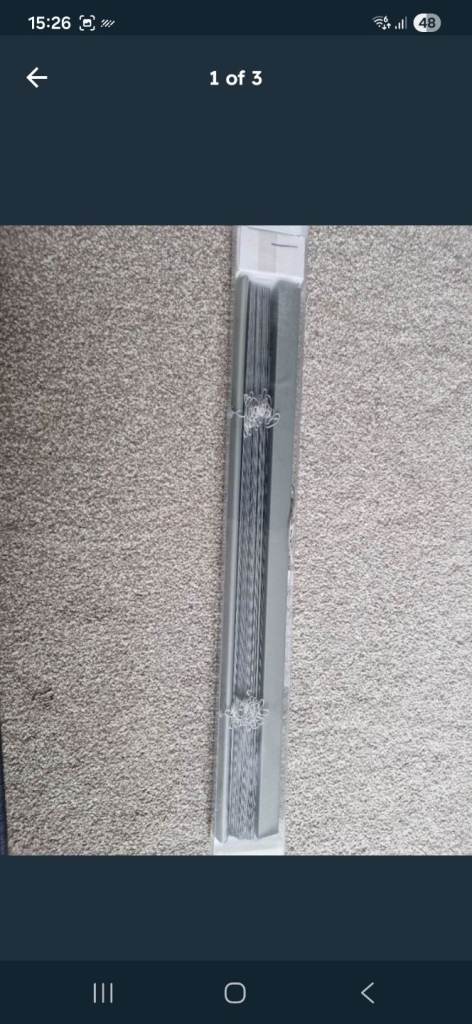 Brand new aluminium venetian blind 55cm in box