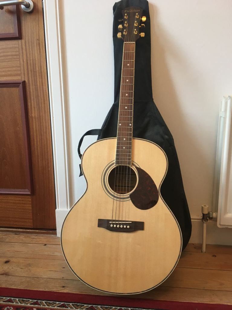 Freshman full size steel string acoustic guitar 