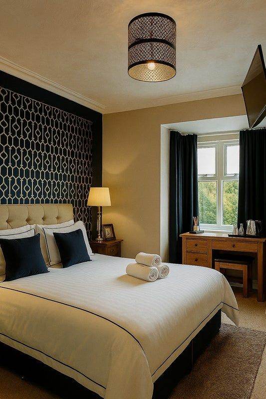 Double ensuite rooms by the beach