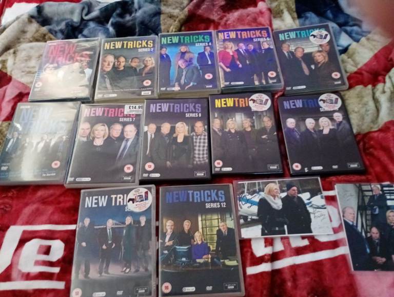 Complete collection of new tricks 1 -12 plus autographs