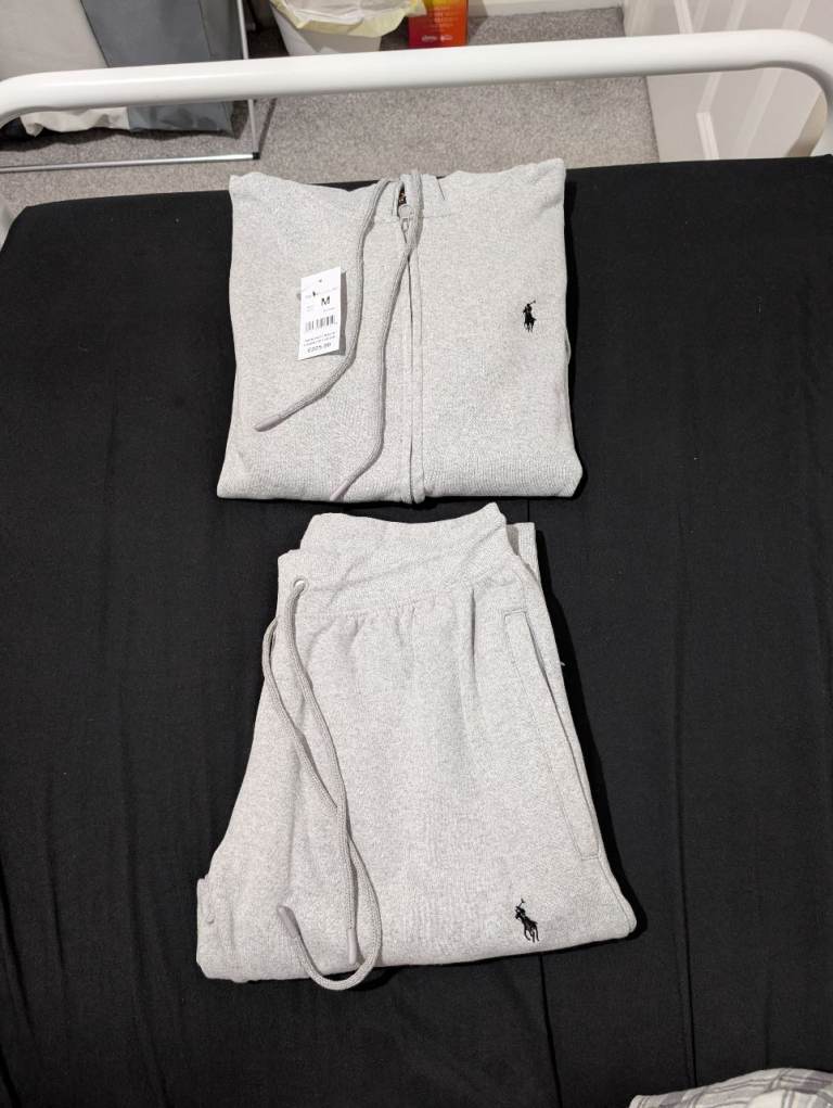 Negotiable! Silver Polo Ralph Lauren cotton tracksuit (Original)