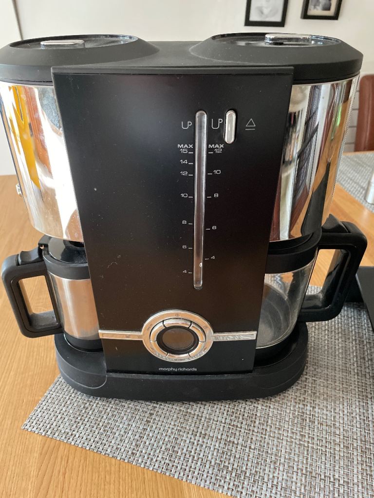 Morphy Richards Filter Coffee Machine – Black, Good Condition