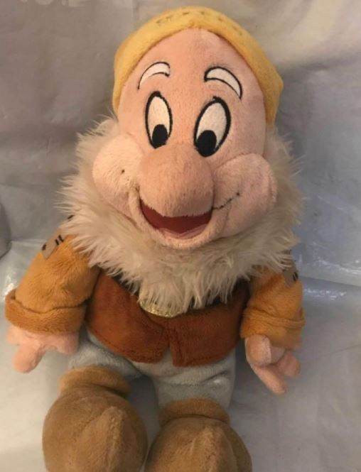 Disney happy dwarf soft toy