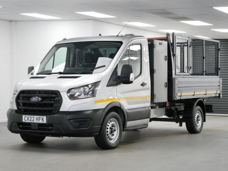 2022 FORD TRANSIT 350 2.0 EBL 130 BHP L3 LONG LEADER CAGED TIPPER  ( TOOL POD )