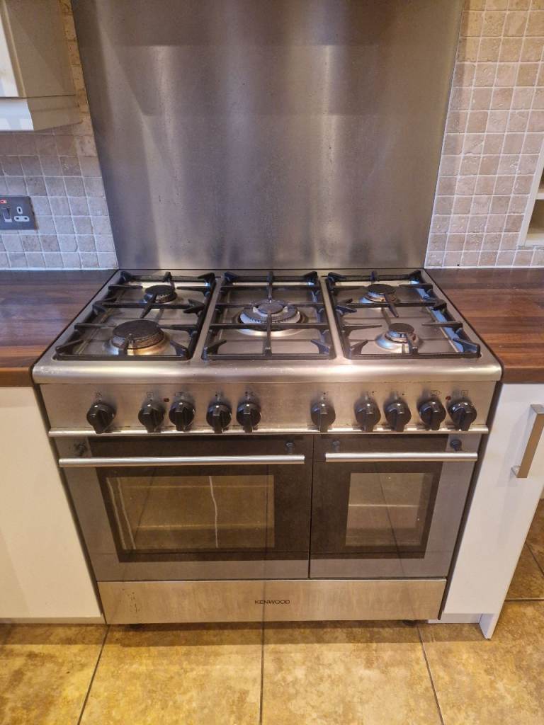 Kenwood - Stainless Steel Range Cooker with Double Oven and Gas Hob (oven not working)