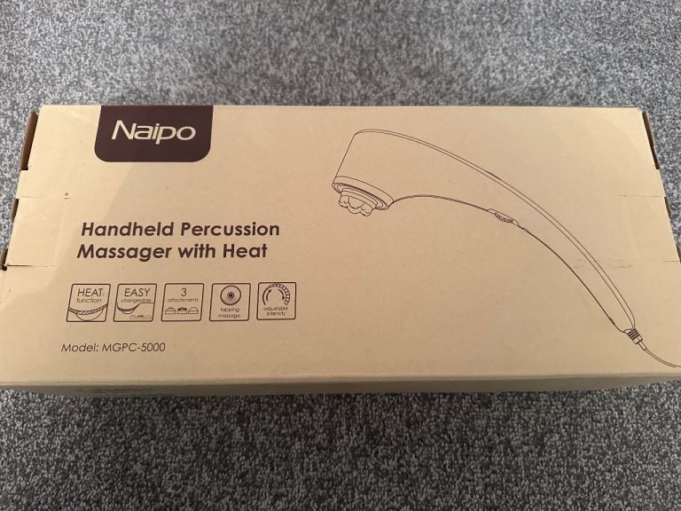 Naipo Handheld Percussion Massager with Heat