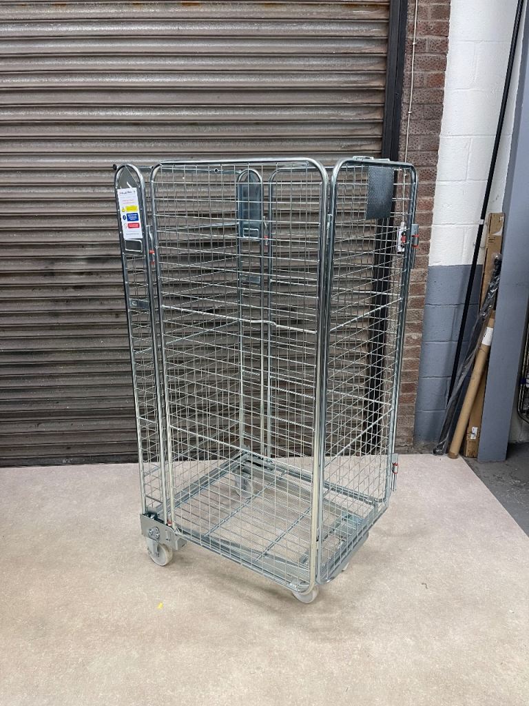 4-sided roll cage warehouse / retail storage roller