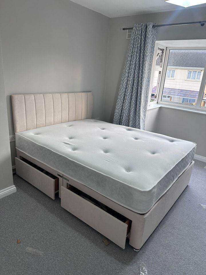 Double & King Size Divan Base + Mattress • Pay on Delivery ::