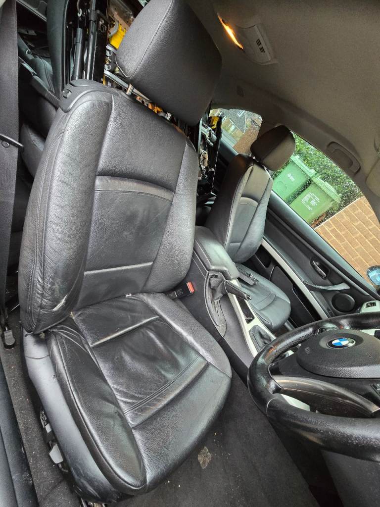 BMW E92 Black Leather Seats with Memory