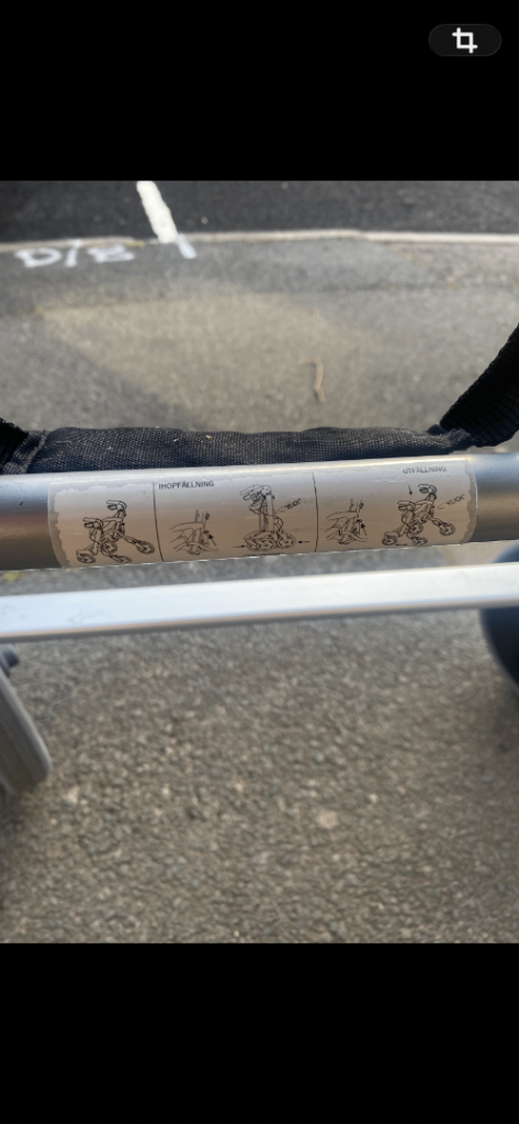 Rollx Rollator Mobility Walker – Grey, , £30.00 for Sale