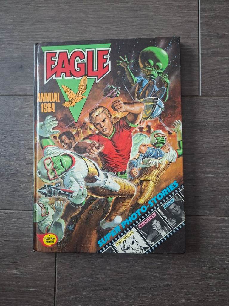 Eagle Annual 1984 Comic Book - Classic Sci-Fi Stories