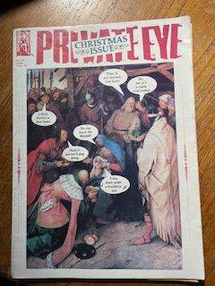 Private Eye Magazines - Christmas Issue & Peter Cook Tribute