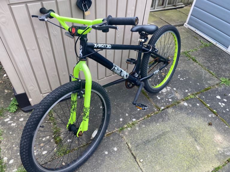X-Rated mountain bike Bike – Black and Green, Good Condition