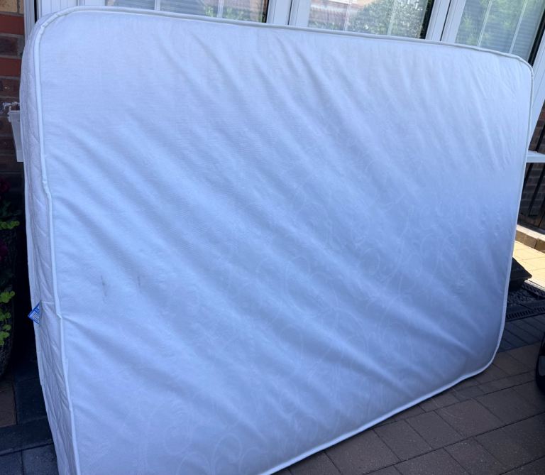 Double Mattress – White, Fair Condition