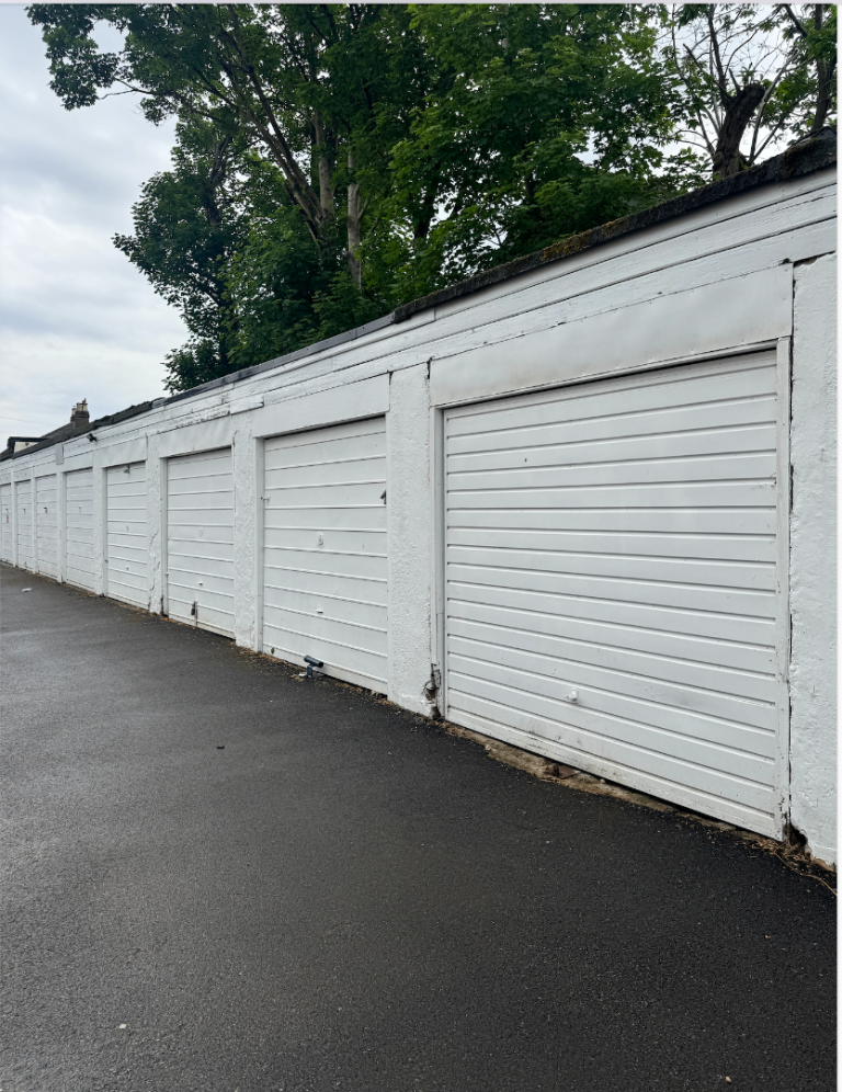 2 x Dry and secure lock up garages in Weybridge available immediately.