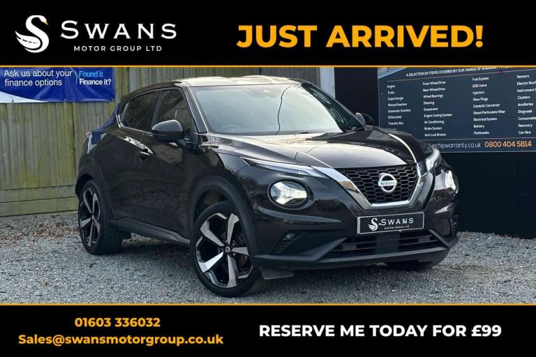 2020 Nissan Juke 1.0 DIG-T Tekna Black Manual Petrol 2020 SUV Petrol Manual
