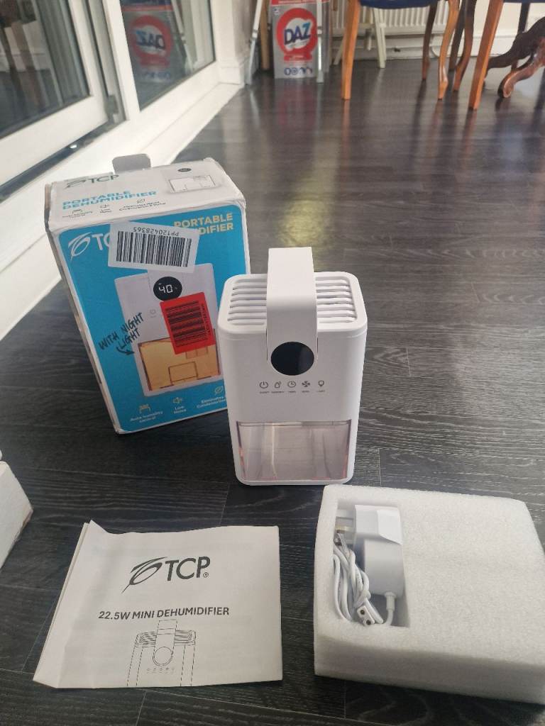 TCP Mini Portable Dehumidifier for Home
