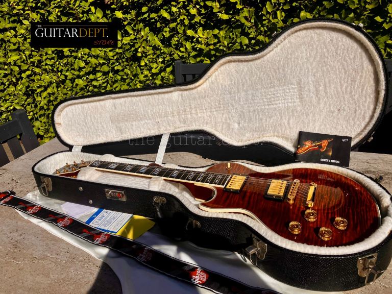 ♚ULTRA RARE♚ 2004 Gibson Les Paul SUPREME ♚ Left Handed ♚ROOTBEER AAA♚100%♚EBONY