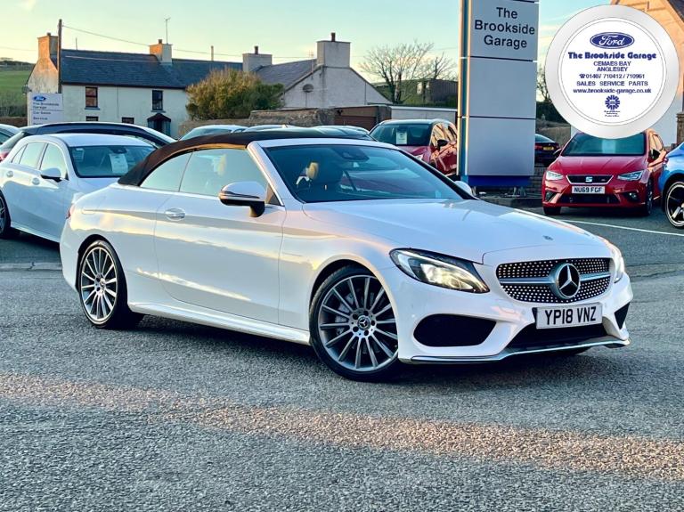2018 Mercedes-Benz C Class 2.1 C250d AMG Line Cabriolet 2dr Diesel G-Tronic+