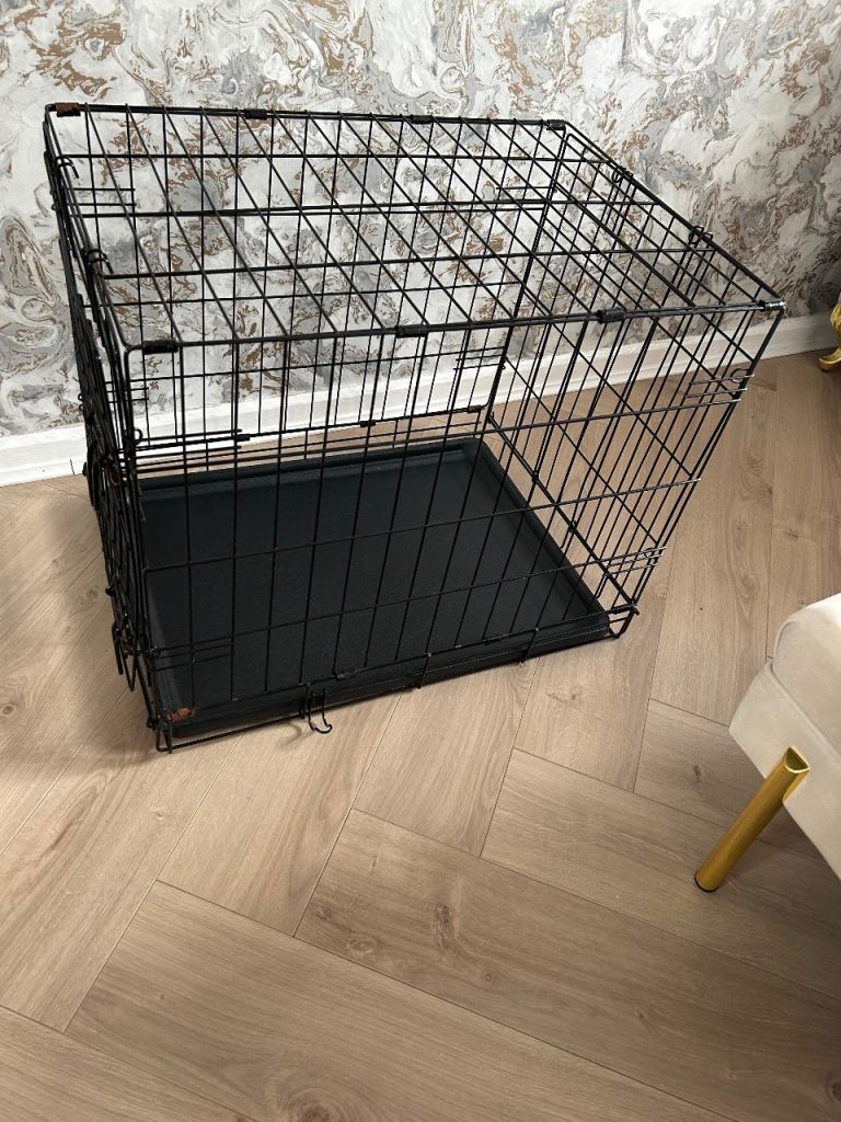 small medium dog crate 