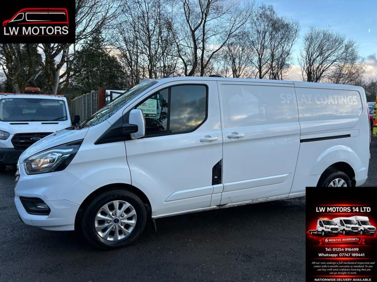 FORD TRANSIT CUSTOM 130 BHP L2H1 LWB LIMITED 2021 71 REG