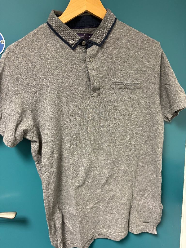 Tailor & cutter gray T shirt 