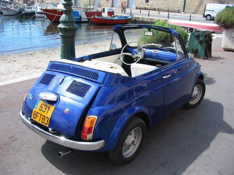 Vintage fiat 500