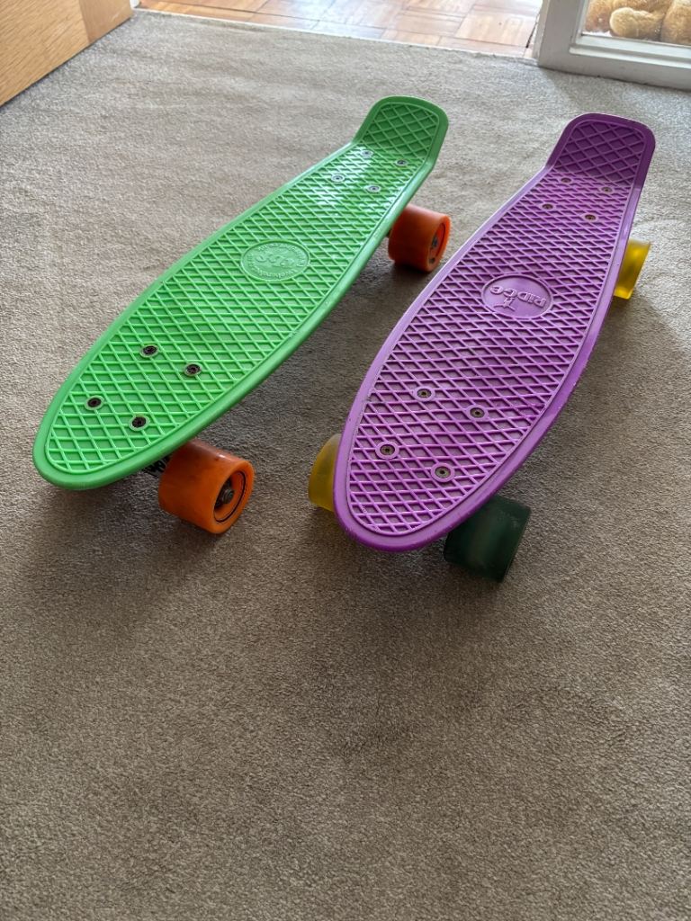 Pair of skateboards