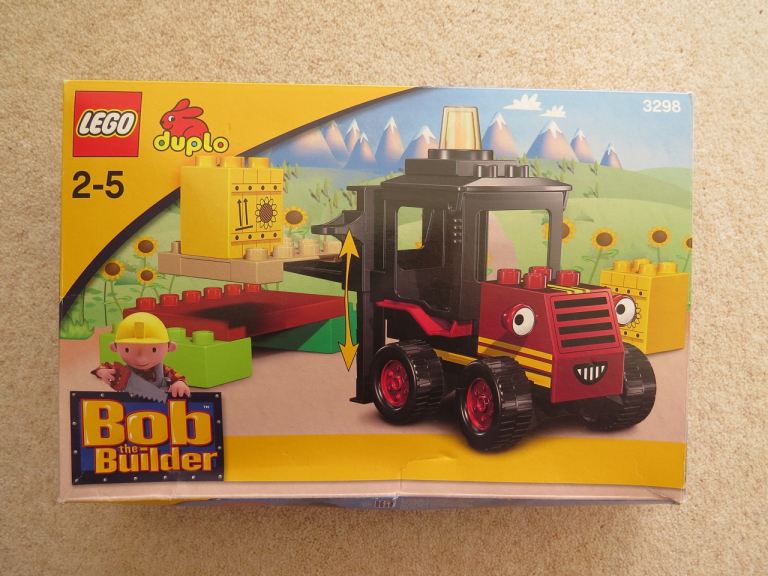 LEGO 3298 BOB THE BUILDER DUPLO LIFT AND LOAD SUMSY + BOX