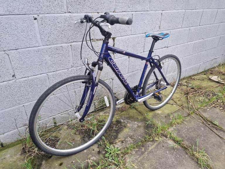 Carrera crossfire 2 700c medium fram hybrid city bike unisex blue 