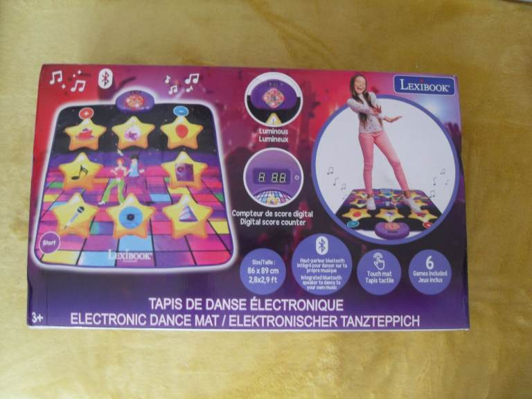 As-New  LEXIBOOK, Electronic Dance Floor Mat, Illuminated Keys, Built-in Speaker.  