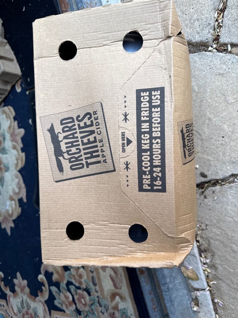 Orchard Thieves Apple Cider Mini Keg – New, Unopened